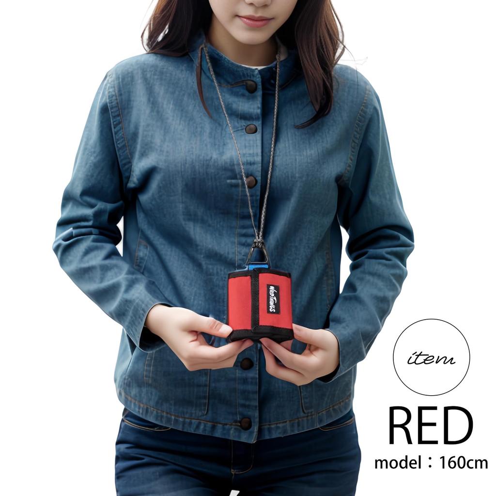 Wild Things Neck Wallet with Black WT-380-3807 Strap, DELFY, Waterproof, Lightweight, Compact, 22709145,