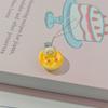 Z85 1/3pcs Set Japanese Style Cute Cat Bread Phone Charms Kitten Toast Keychains Kawaii Lanyard Pendant for Bags Perfect Gift