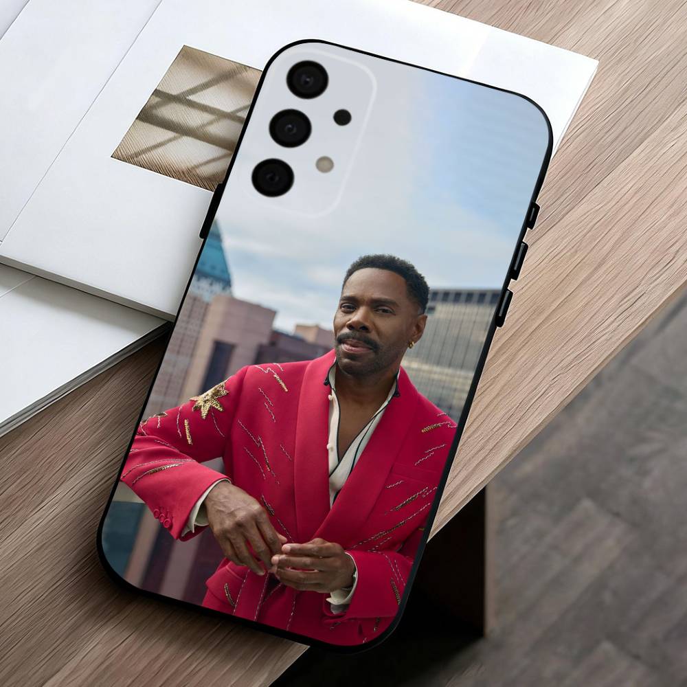 1PC Actor C-Colman D-Domingo Phone Case For Samsung Galaxy A73,A72,A71,A70,A53,A52,A51,Soft Silicone Black Cover