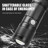 Powerful LED Flashlight Camping Torch ABS + Plastic Material Telescopic Zoom With Tail COB Floodlight Multiple Lighting Modes