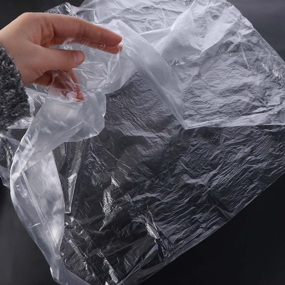 240Pcs Transparent Foot Tub Bags Heat Resistant Thicken Bath Basin Bags Waterproof 65cm*50cm Disposable Foot Tub Liners