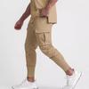 מכנסי קז'ואל לגברים אביב סתיו נוער ייבוש מהיר מכנסי ספורט מרובי כיסים הרזיה פה קטן לגברים מכנסיים לגברים