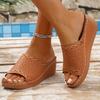 Summer Women Sandals Shoes Casual Ladies Shoes Slides Sandals Ladies Wedge Women's Shoes Non-Slip Woman Slippers Footwear Female