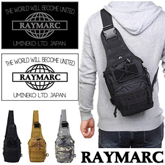 RAYMARC Body Bag for Men and 900D Waterproof Brown Women, Nylon, BAG-RMD-001,
