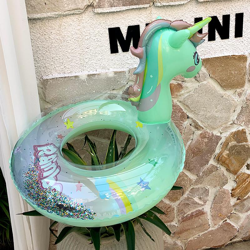 Children s Swimming Circle Rainbow Horse Underarm Circle Adult Swimming Circle Parent Child Circle Unicorn Floating Circle