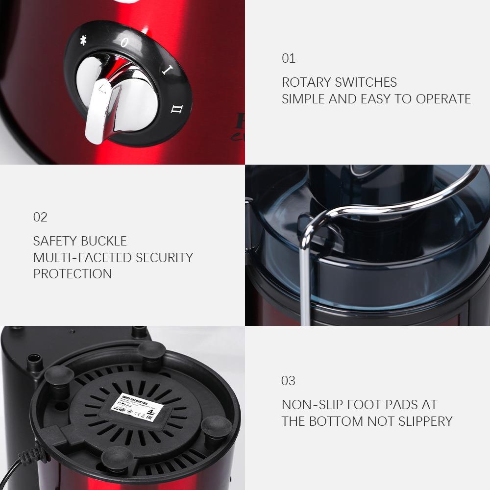 Originální odšťavňovač pro domácnost Plně automatický velkoprůměrový odšťavňovač Odšťavňovač strusky se separátorem šťávy