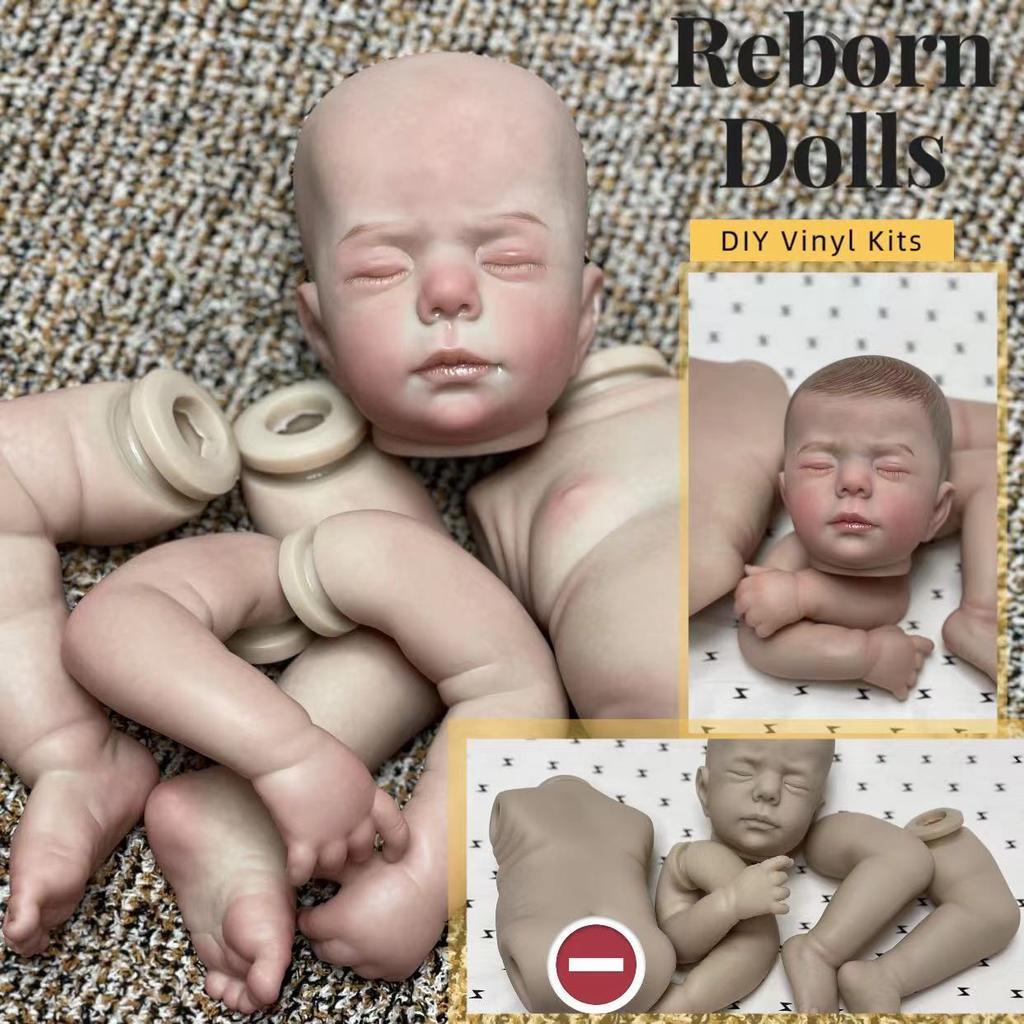 20 Inch Full Body Soft Vinyl Girl or Boy Reborn Kits Unpainted