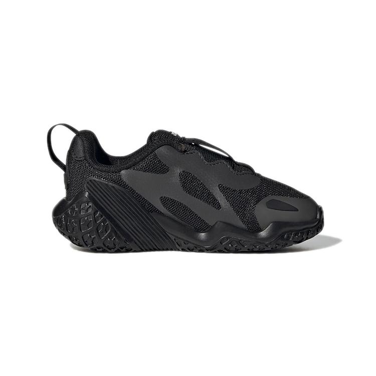 adidas 4Uture Rnr AC I Slip Resistant Abrasion Resistant Low Top Running Shoes Black White Infant And Toddler FZ5409