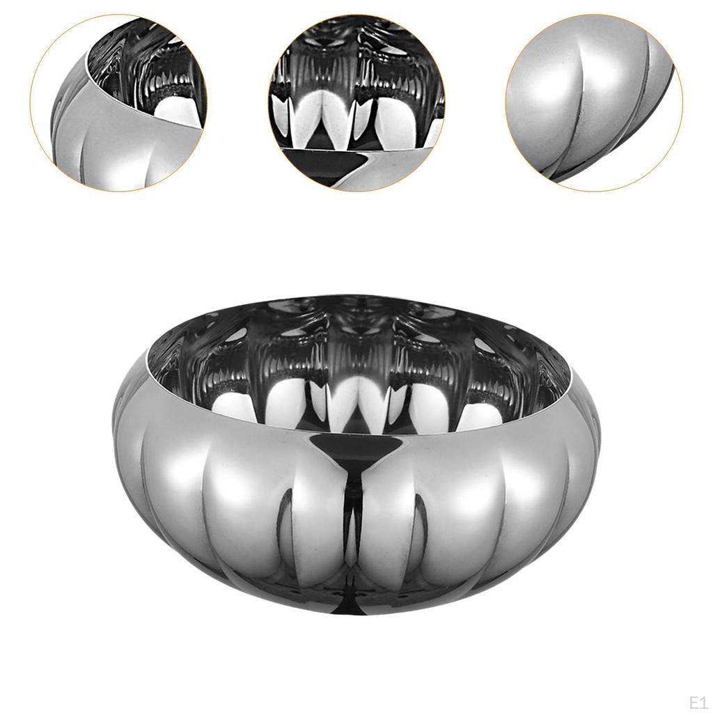 Mixing Bowl Salad Pumpkin Shaped Portable Rice Soup Reusable Fruit Cooking