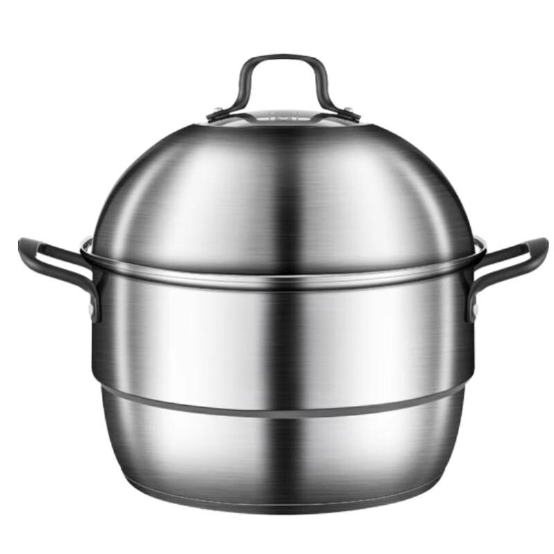 Sule Thickened Stainless Steel 2-Layer Steamer Pot