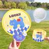 4Pcs Plastic Cute Folding Fan Cute Cool Fan Creative Round Pocket Fan  Student
