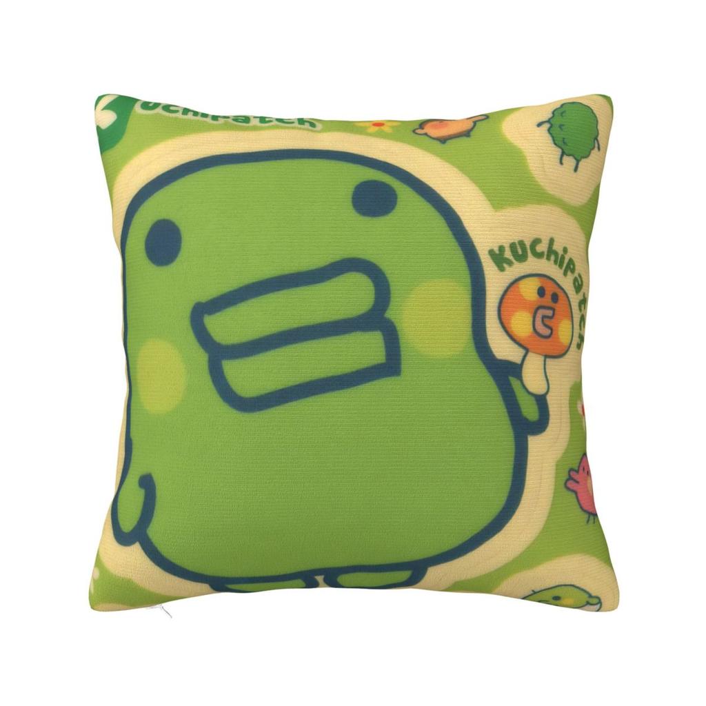 Japan Kuchipatchis Pillow Cover Funny Mametchi Cushion Cover Soft Custom Pillow Case Kawaii Pillowcases For Sofa Car Home Decor