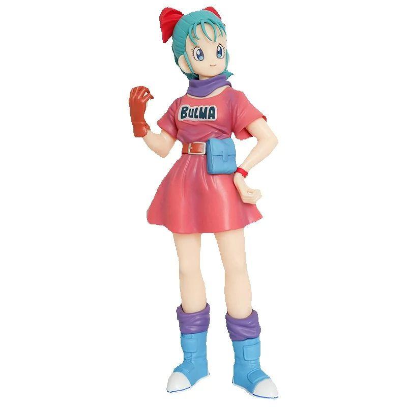 Kawaii Anime Dragon Ball Z Bulma Child Ver. PVC Action Figure DBZ Statue Collection Model Kids Toys Doll Gifts 24cm