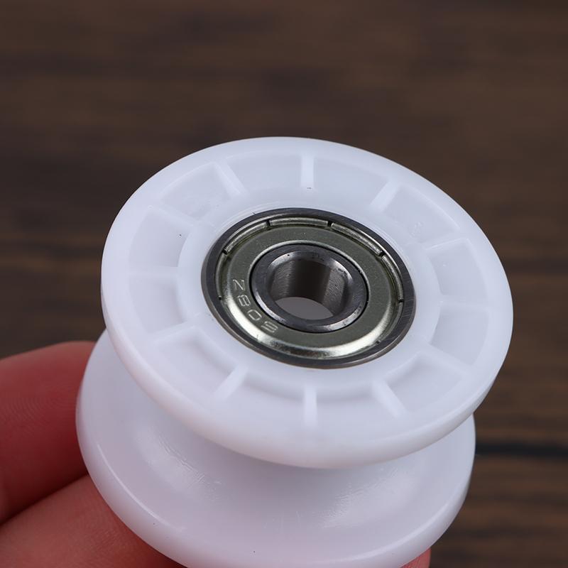 1 Stücke Mechanische Riemenscheibe Rillenrad 608Zz Doppellager Rollenscheibe Rad Runde Radrolle 8*42*24 Mm