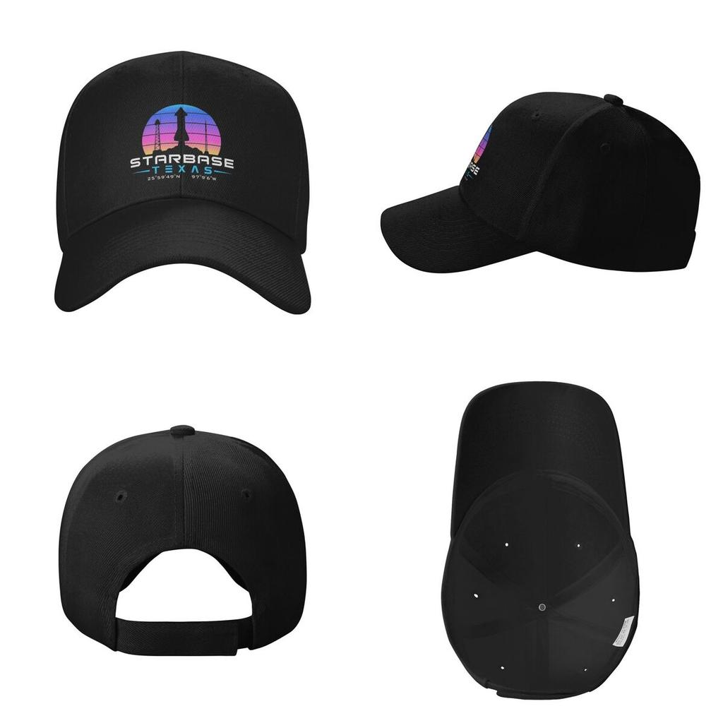 Starbase Texas SpaceX Starship Lancio Cappellini da Baseball Snapback Uomo Donna Cappelli Cappellino Regolabile Cappello Baseball Sportivo Casquette