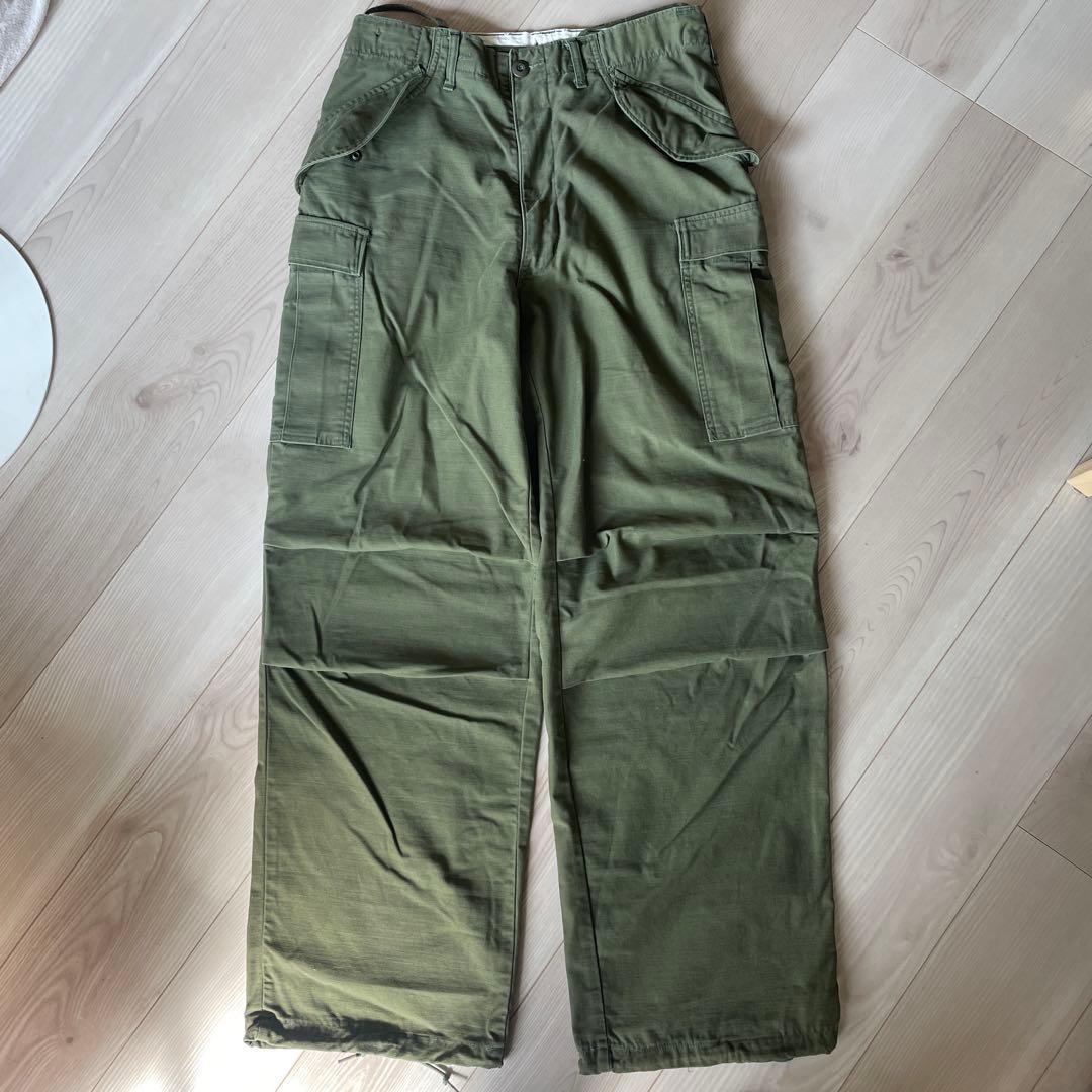 Used 1967 US ARMY M65 Field Pants LONG-SMALL