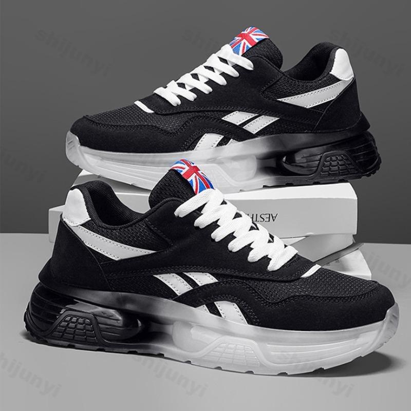 Mode Herrsneakers Nya Mode Platå Casual Sneakers Herr Lätta Återfjädring Löparskor Bekväma Sportskor Manliga