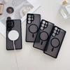 Shockproof Magnetic Case Wireless Charge Back Cover For Magsafe Matte Trans For Samsung Galaxy S26 S25 S24 FE S22 S23 Plus Ultra
