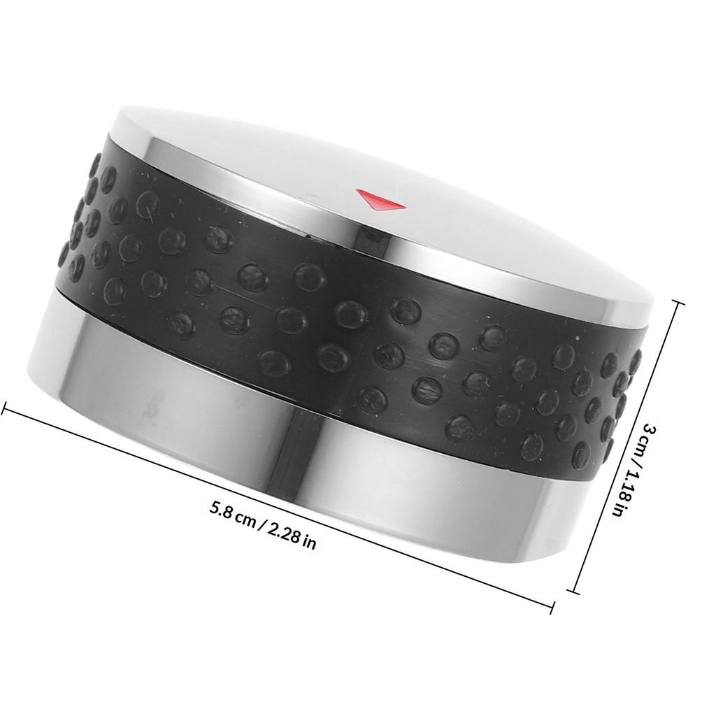 2 Pezzi Manopole di Controllo per Griglia BBQ Bruciatore a Gas Sostituzione Plastica Impugnatura Antiscivolo Interno Argentato 8mm Manopole Universali per Fornello da Esterno