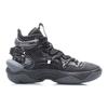 Li Ning Air Strike 6 Performance Comfortable High-Top Basketball Shoes Kids Basketball Shoes Black YKBR002-5