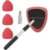 Car Window Cleaner, Car Cleanser Brush, Car Accessories Car Cleaning Supplies Tools, Car Cleaning Kit with Extendable Handle, Microfiber Cloth, Spray
