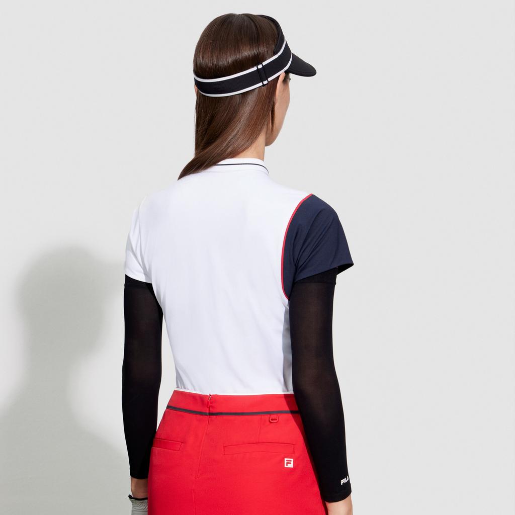 New FILA Polo Shirts Women's Jade White A11W425120FWT