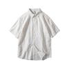Cotton and Linen Breathable Three-Dimensional Tassel Casual Short-Sleeved Shirt