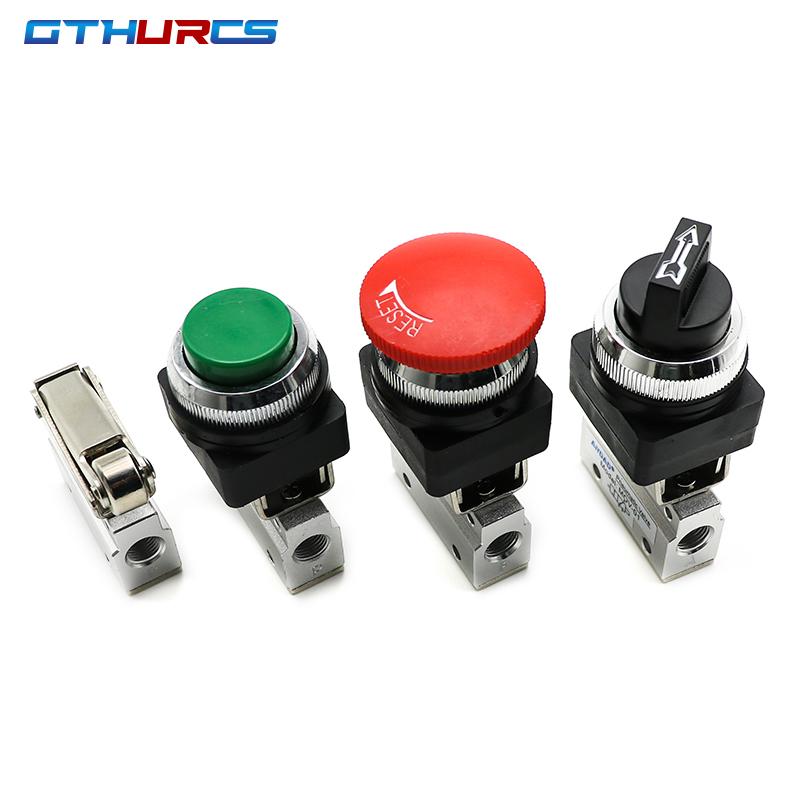 Pneumatic Mechanical Valve MOV-01 MOV-02 MOV-03 03A Valve Air Switch Control Valve Quick Push Button MOV Ventilation Valves 4