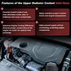 X Autohaux Upper Radiator Coolant Inlet Hose for Jeep Compass Patriot 2.0L 2.4L 2007-2017 for Dodge Caliber 1.8L 2.0L 2.4L 2007