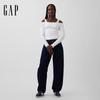 GAP Women's Cotton Modal Blend Off-Shoulder Long Sleeve Top