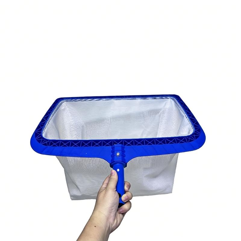 Durable Pool Leaf Skimmer Featuring Deep Nylon Net And Aluminum Frame For Effective Swimming Pool Maintenance