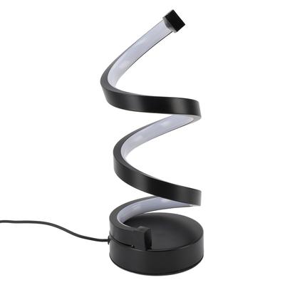 Spirálová LED stolní lampa 3 teploty barev Plynulé stmívání Napájení USB Moderní dekorativní stolní lampa