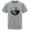 2026 Unisex Tshirt High Quality100 Funny Cotton Lunar Cleaner Printing Casual Cool Loose Oneck Male For Unisextshirt Hip Hop Tees