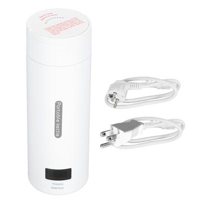 Chaleira elétrica portátil de aço inoxidável leite café chá água caldeira multifuncional para viagem de carro 5