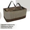 Firewood Bag Waterproof Log Pack Oxford Cloth Wood Carrier For Fireplace Camping Cabin Outdoor Indoor Fruit Onion Potato Tools