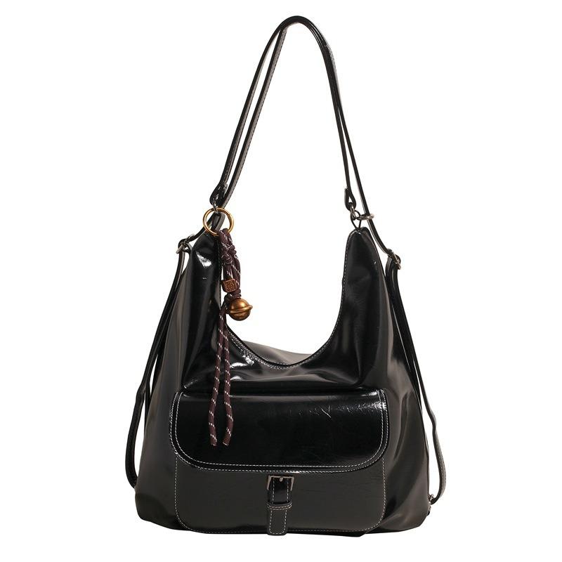 

Multifunctional messenger bag, women s new travel backpack, high-end shoulder bag, large-capacity tote bag. чорний