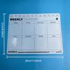 Erasable Decorative Magnetic Whiteboard, Perfect for Message Writing, Planning & Sticky Note Display