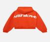 Women's Angel Print Retro Hip Hop Oversized Hoodie Jacket