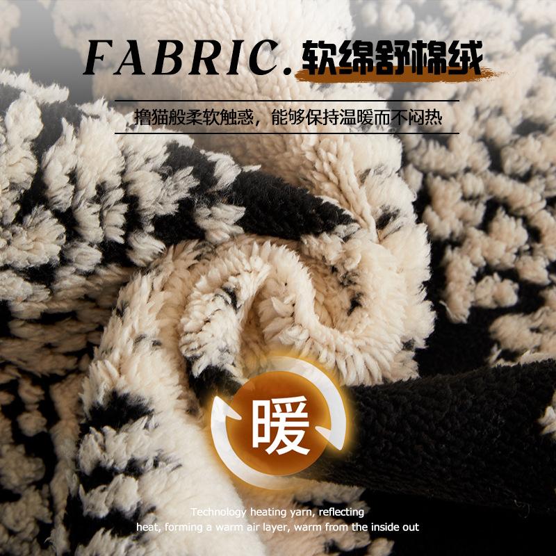 Vertical Shu Cotton Lint Sofa Cushion  New Autumn And Winter Thickened Non-Slip Sofa Cover Sofa Cover Cross-Border Special Supply