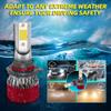 LED 9005 HB3 9006 HB4 Car Headlight Bulb Bright  6000K Running Front Head Lamp COB chips cooling fan DC12V Auto Light bulbs
