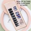Nails Art Sticker Waterproof Gels Nail Strips Japanese Style Nail Polish Sticker Nail Wraps Nails Art Decorations