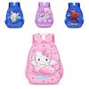 Adorable Cartoon Kids Backpack For Boys And Girls In Spiderman Blue Nylon Material