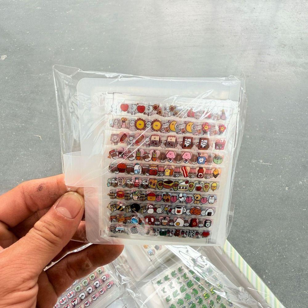 Empty Nail Stickers Album Transparent Nail Accessories Organizer  Accessories Storage