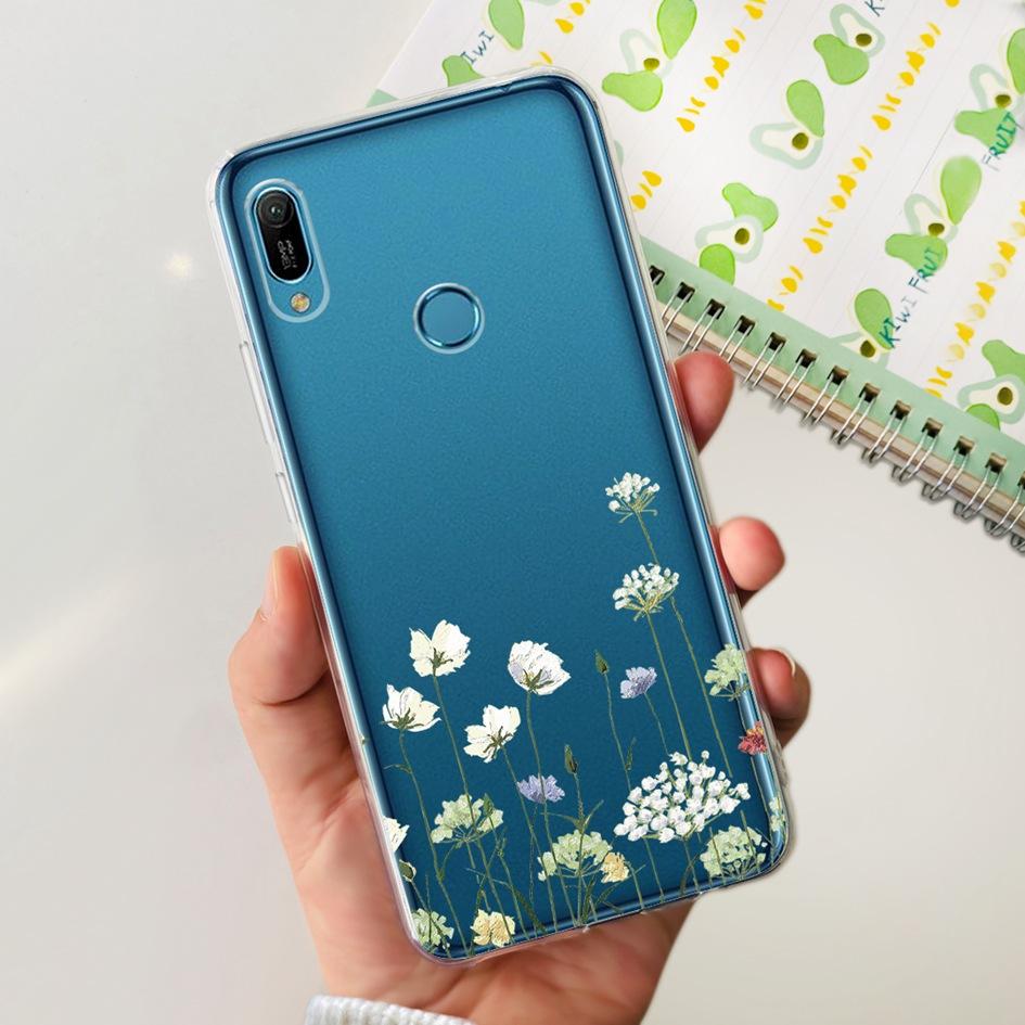 For Huawei Y6 2019 Case Y6 Pro 2019 Back Cover Popular Butterfly Astronaut Soft Silicone Phone Case For Huawei Y6s Y 6 2019 Capa