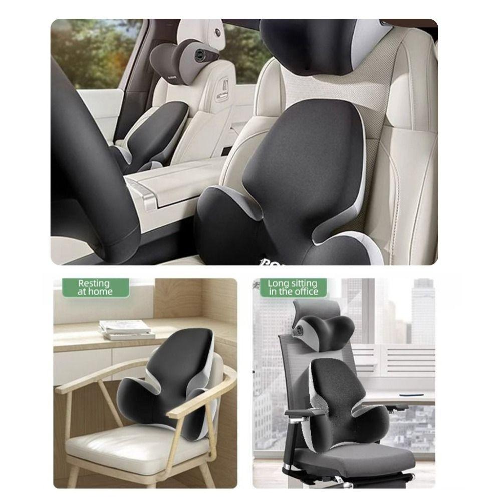 Adjustable Seat Cushion Set Waist Support Lumbar Pad High Quality Car Neck Pillow