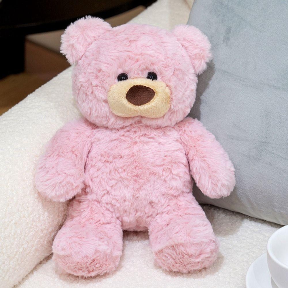 Soft Brown Bear Plush Toy Cartoon Bear Stuffed Dolls Animal Bear Plush Doll Festival Party Decor
