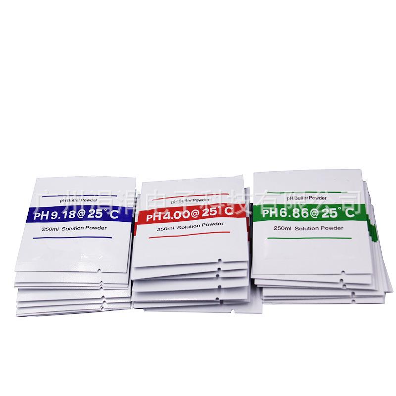 pH Calibration Powder Set: pH 9.18, 6.86, and 4.01 Standards for Electrodes