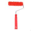 7-inch Painting Decoration Empaistic Wooden Grain Floral Pattern Roller with Plastic M,