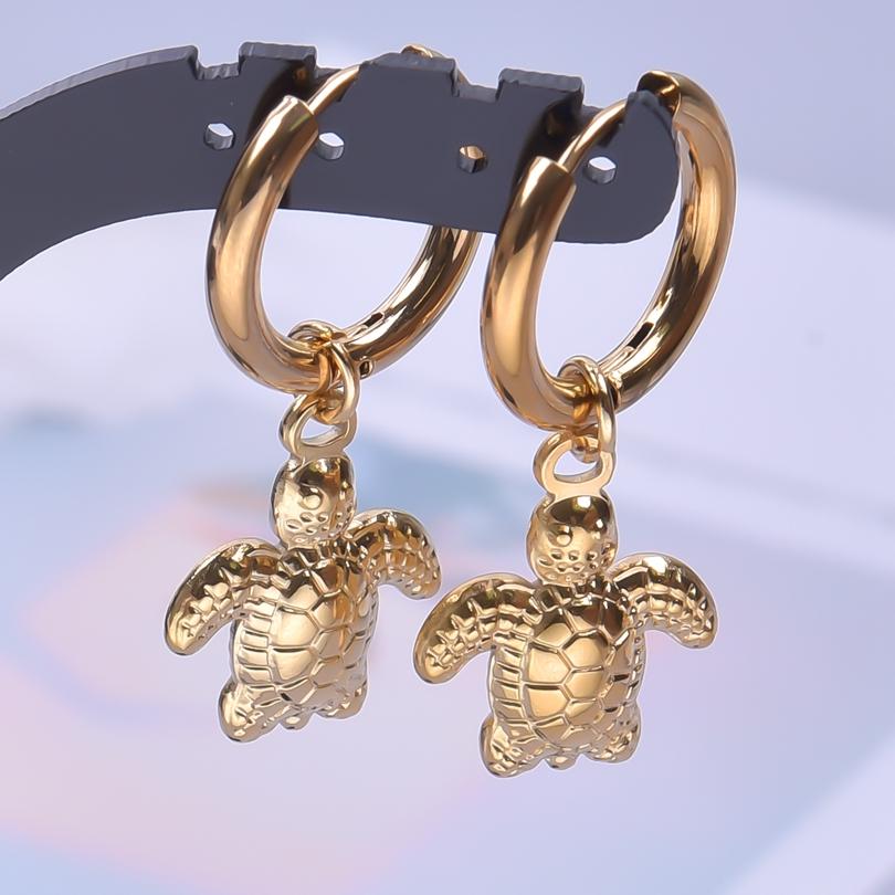 The Sword Earrings For Women/Men Accessories Vintage Jewelry Stainless Steel Hoop Ear Piercing Sabre Charm Goth Pendientes Gifts
