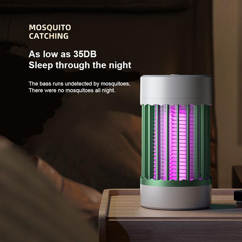 Mute Electronic Insect Killers Camping Anti Fly Trap Led Rechargeable Anti Mosquito Repellent Killer Portable Indoor Bug Zapper